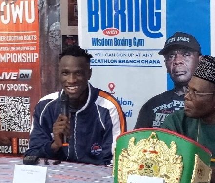 Haruna Mohammed promise to knock George Amuzu out