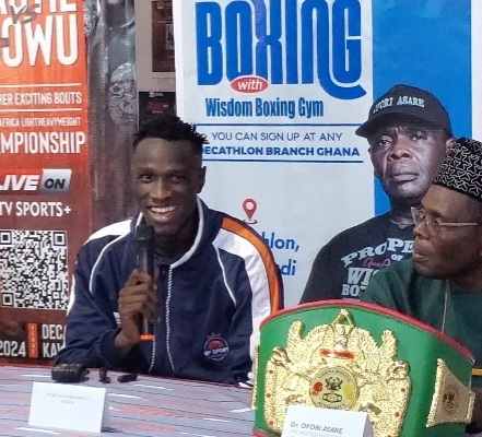 Haruna Mohammed promise to knock George Amuzu out